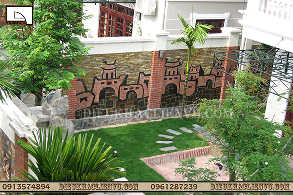 Cảnh quan vườn đẹp trong nhà phố